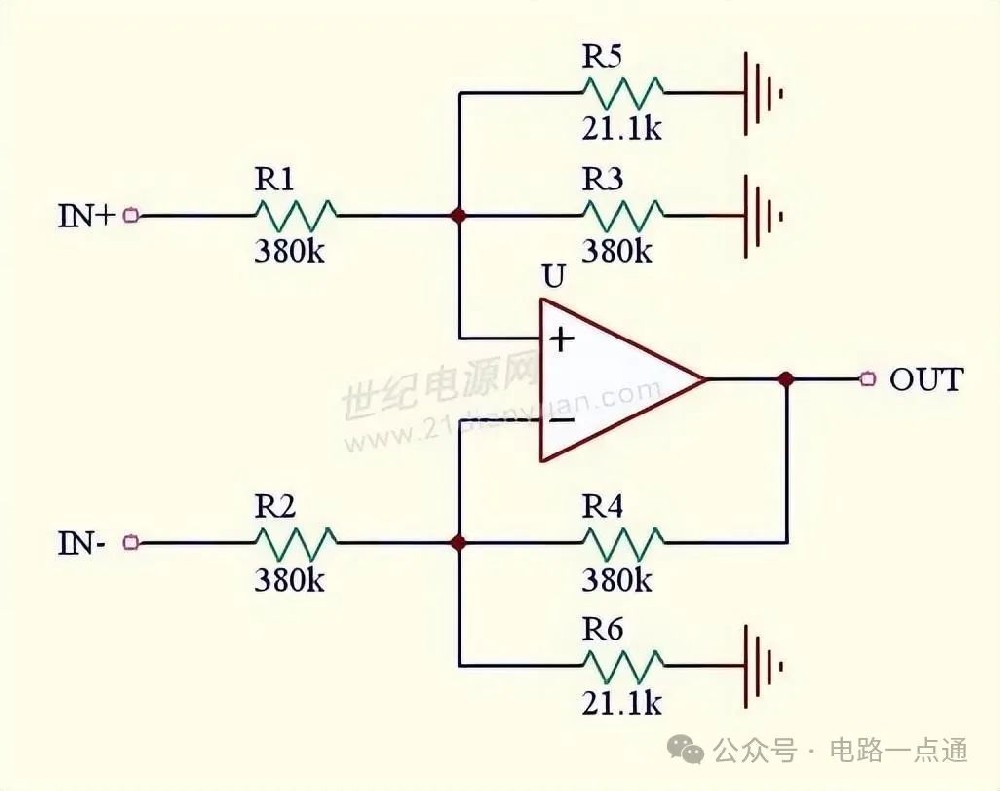 高端電流檢測(cè)，這種電路設(shè)計(jì)的很巧妙