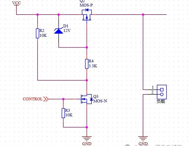 PMOS做電源防倒灌、防電源反接、固態(tài)開關(guān)電路