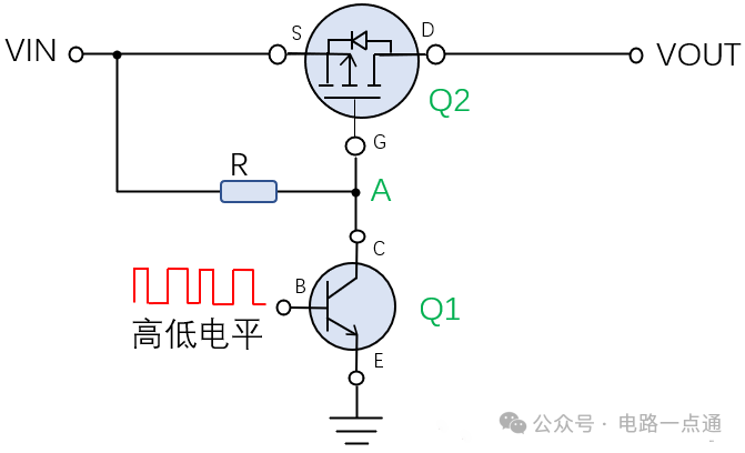 PMOS電路設計分析，詳解下各個元器件作用