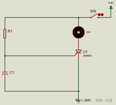 負(fù)載24V 延時通電電路設(shè)計，加一個BJT搞定